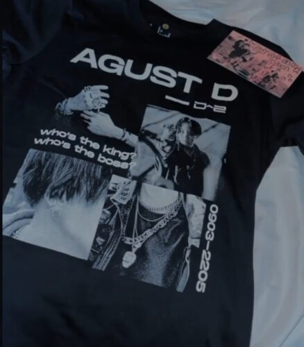 Agust D t-shirt photo review